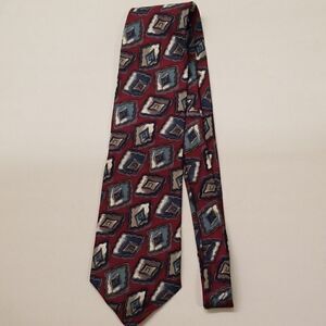 Vintage Monsieur Givenchy silk pattern tie